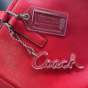 Coach Clear Acrylic Hangtag Bundle